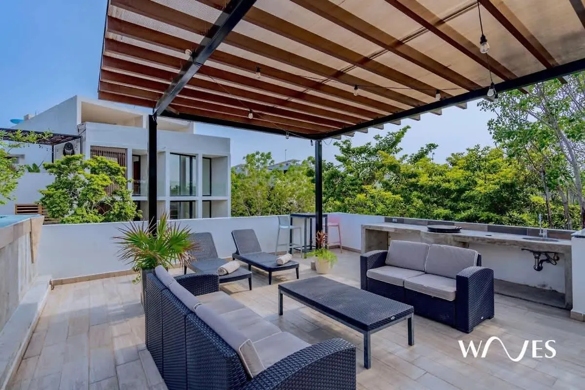 Exclusive 3-Bedroom House With A Large Roof Terrace And Private Pool Tulum Mexico